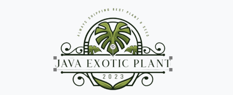 Java Exotic Plant Logo