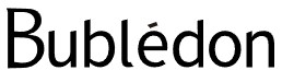 Bublédon Logo