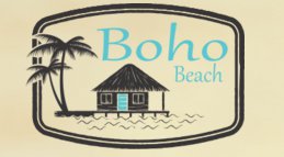 Boho Beach Hut Logo