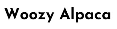 Woozy Alpaca Australia Logo